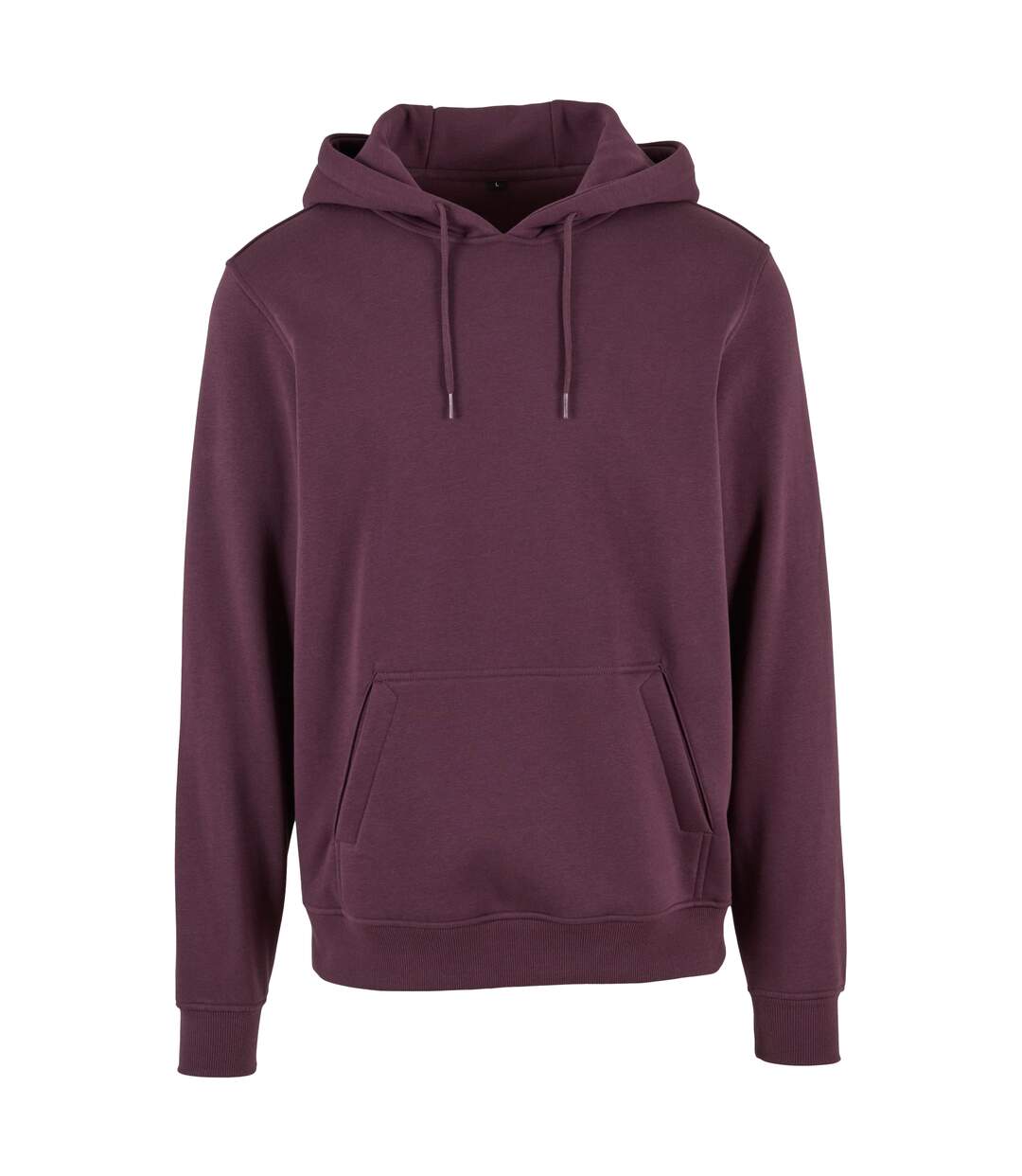 Sweat À Capuche Homme Violet Prune Build Your Brand-1