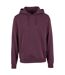 Sweat À Capuche Homme Violet Prune Build Your Brand-1