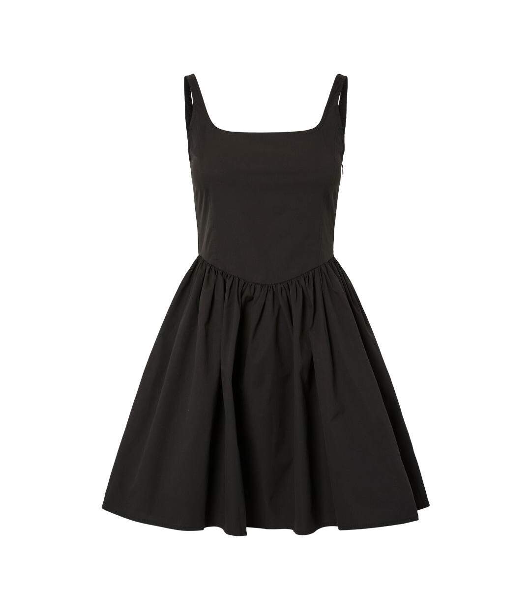 Robe noire femme pieces vana-1