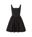 Robe noire femme pieces vana-1