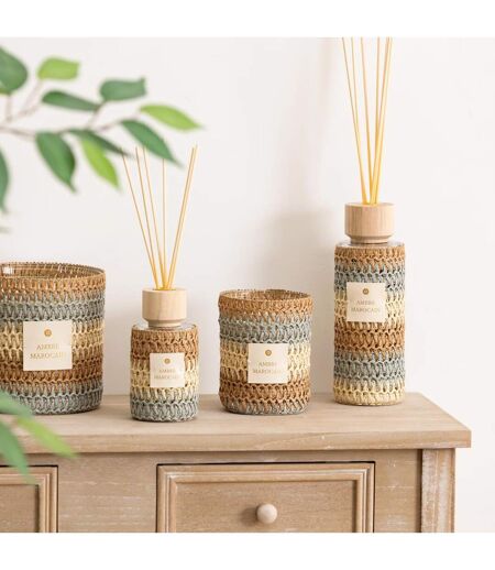 Bougie Parfumée en Verre Zaya 470g Ambre Marocain