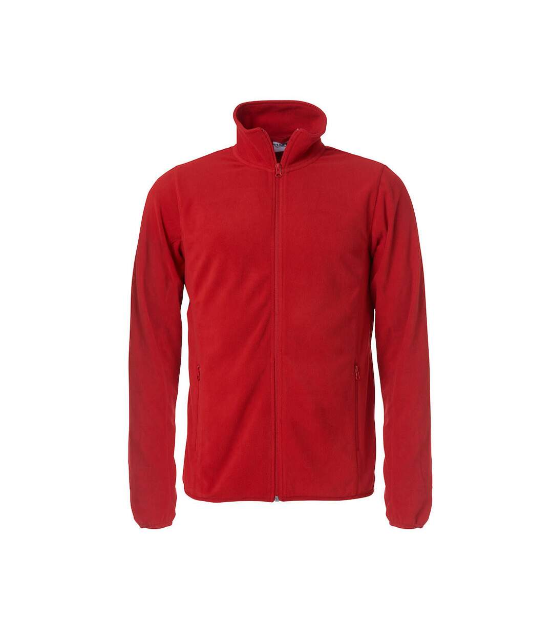 Veste polaire basic homme rouge Clique-1