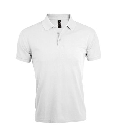 Polo manches courtes prime homme blanc SOLS