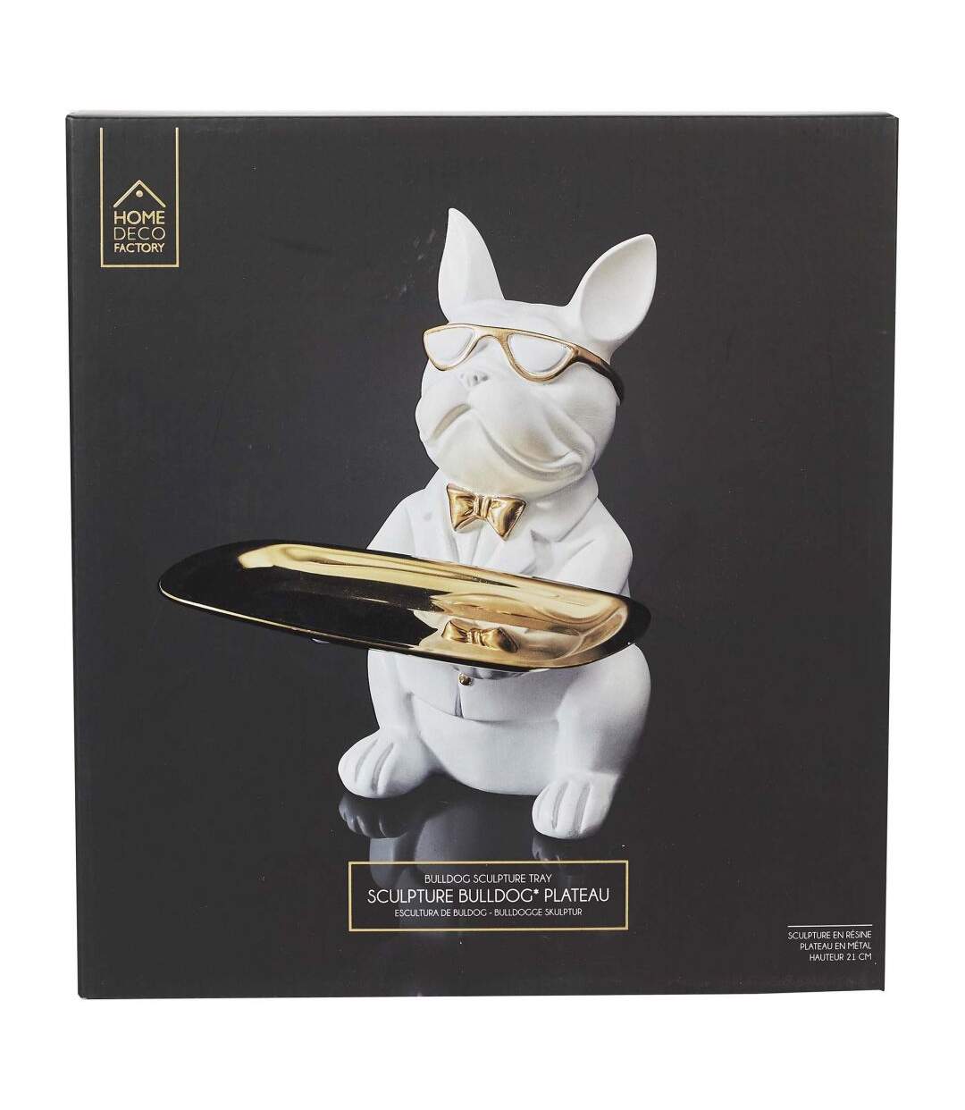 Vide poche déco bouledogue cool assis-4
