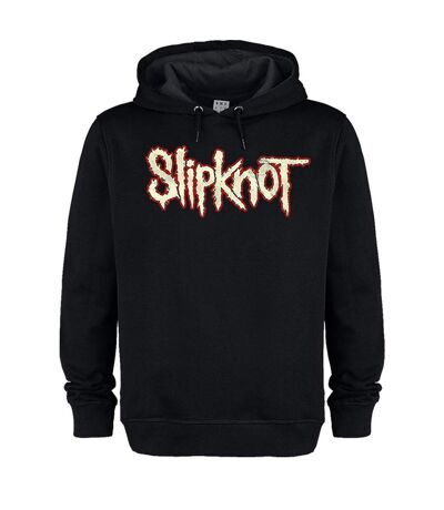 Mens don´t ever judge me slipknot drawstring hoodie black Amplified