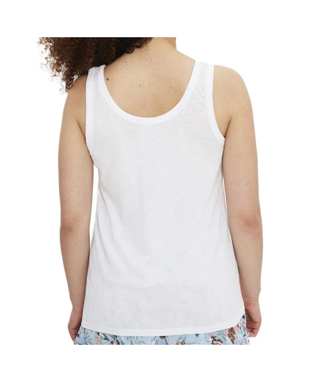 Débardeur blanc femme only wrongly tank-2
