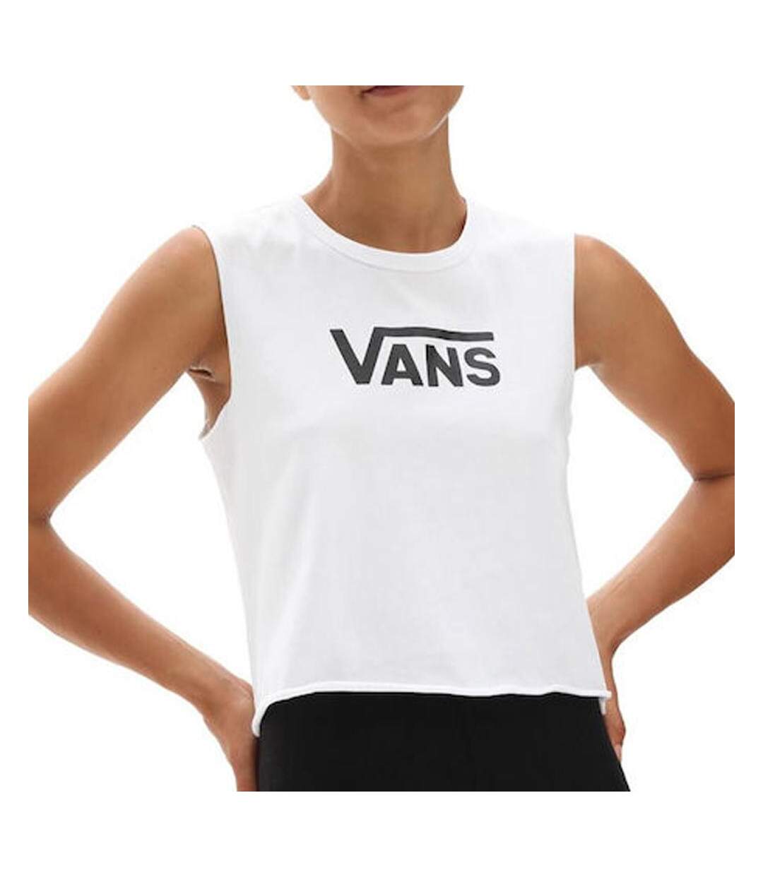 Débardeur Blanc/Noir Femme Vans Flying - S