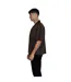 Chemise Manches Courtes Motif/style Géométrique Homme Marron SikSilk-4