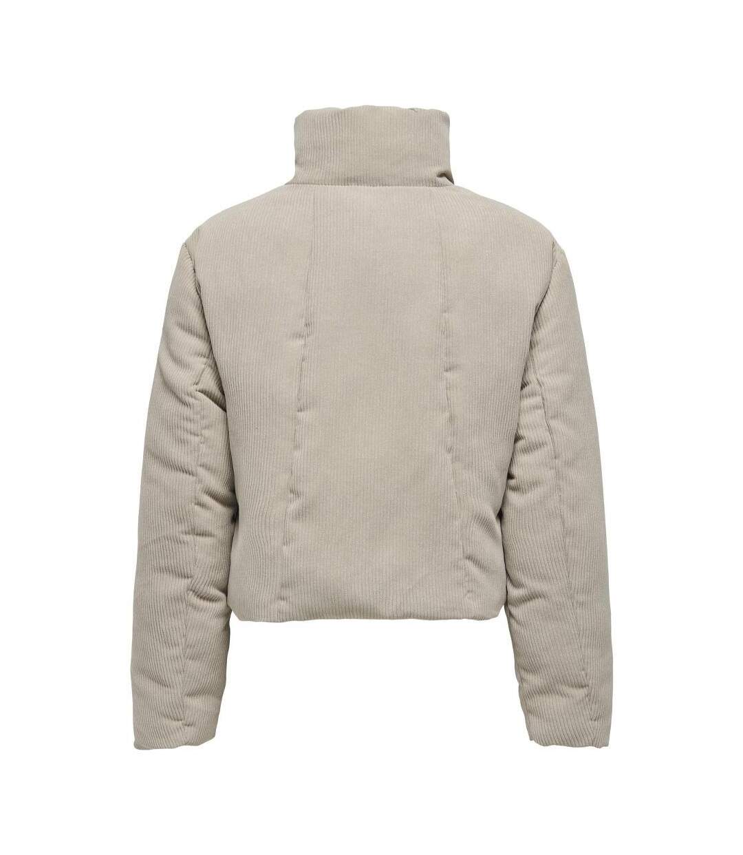 Doudoune beige femme jdy millie-2