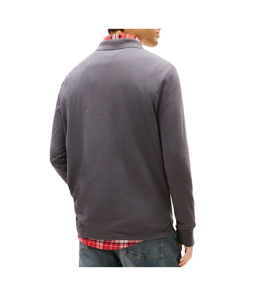 Polo gris foncé homme tommy hilfiger dm0dm20232-2