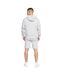 Mens emmson hoodie grey marl Crosshatch