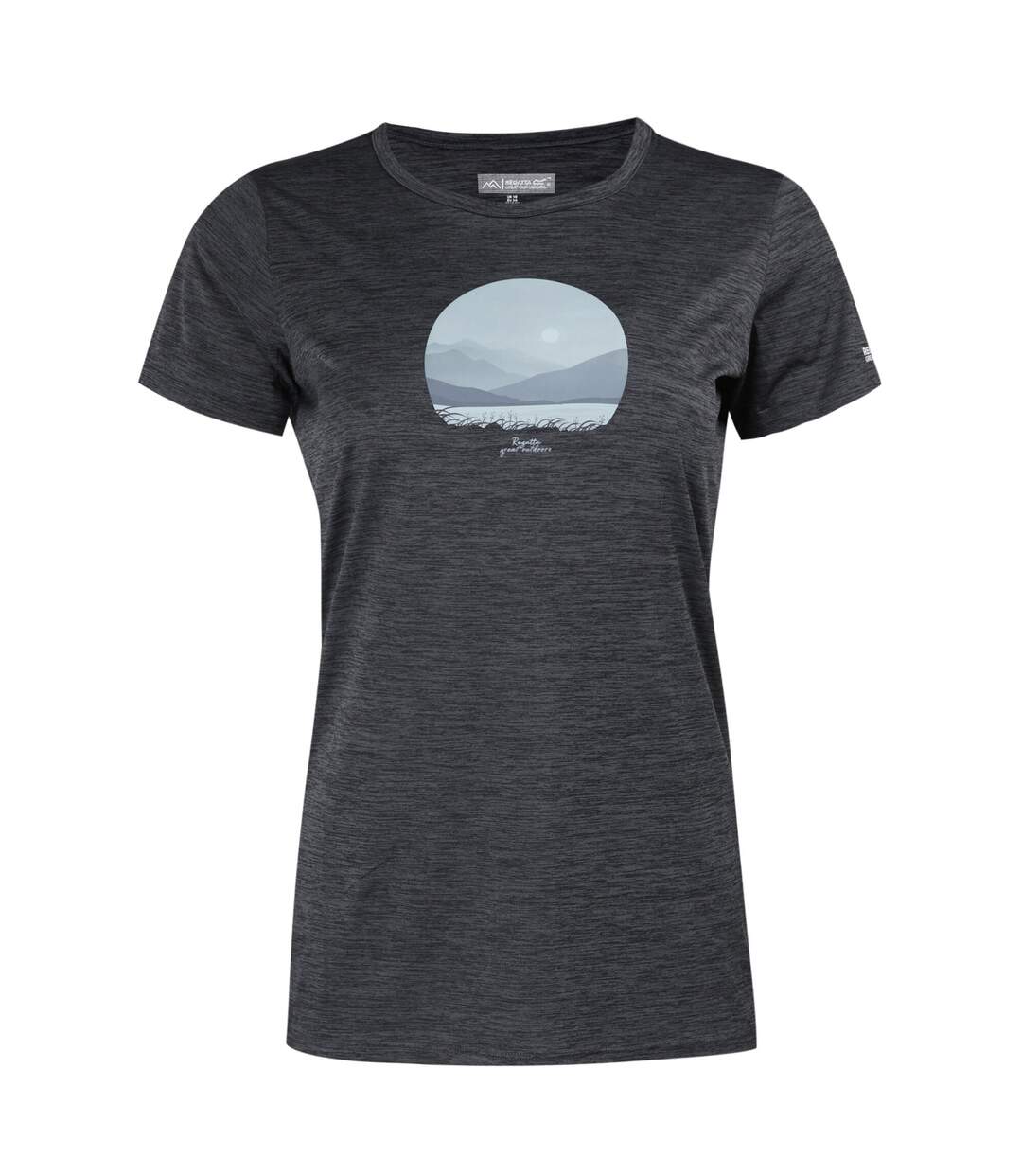 T-shirt fingal femme gris phoque Regatta-1