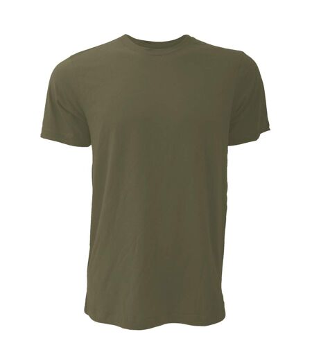 Canvas T-shirt Jersey Hommes Vert Militaire Bella + Canvas