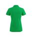 Womens/ladies Stretch Polo Shirt Fresh Green Printer-2