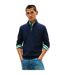 Mens Zip Neck Regular Jumper Dark Navy Tommy Hilfiger-4