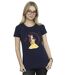Disney - T-shirt BEAUTY AND THE BEAST I'D RATHER BE READING - Femme (Bleu marine) - UTBI11997-2
