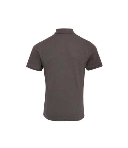 Polo Piqué Coolchecker Homme Gris Foncé Premier