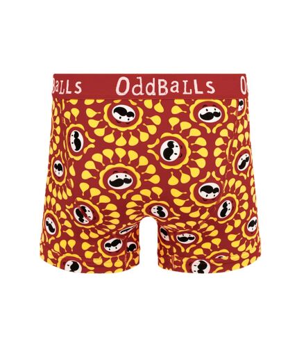 Mens bbq pringles boxer shorts red/yellow OddBalls