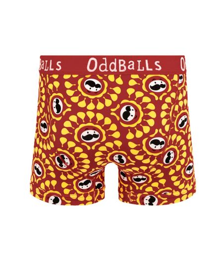 Boxer bbq homme rouge / jaune OddBalls