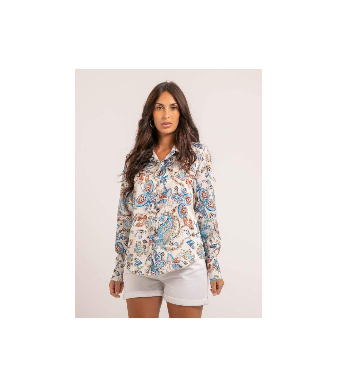 Chemise motifs OLIANE - Dona X Lisa-1