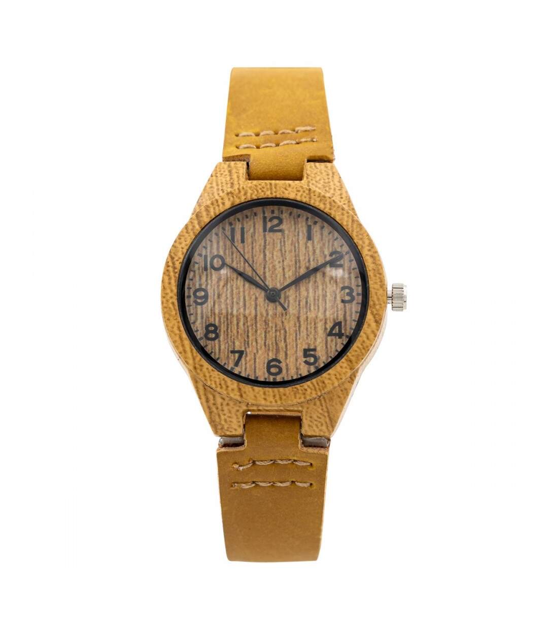 Montre Femme Couleur Camel Bois CHTIME