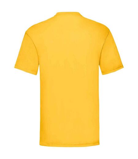 Mens valueweight t-shirt sunflower Fruit of the Loom