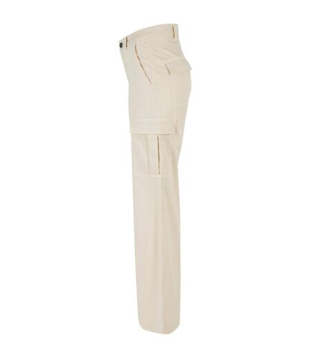 Pantalon À Poches Femme Sable Blanc Urban Classics