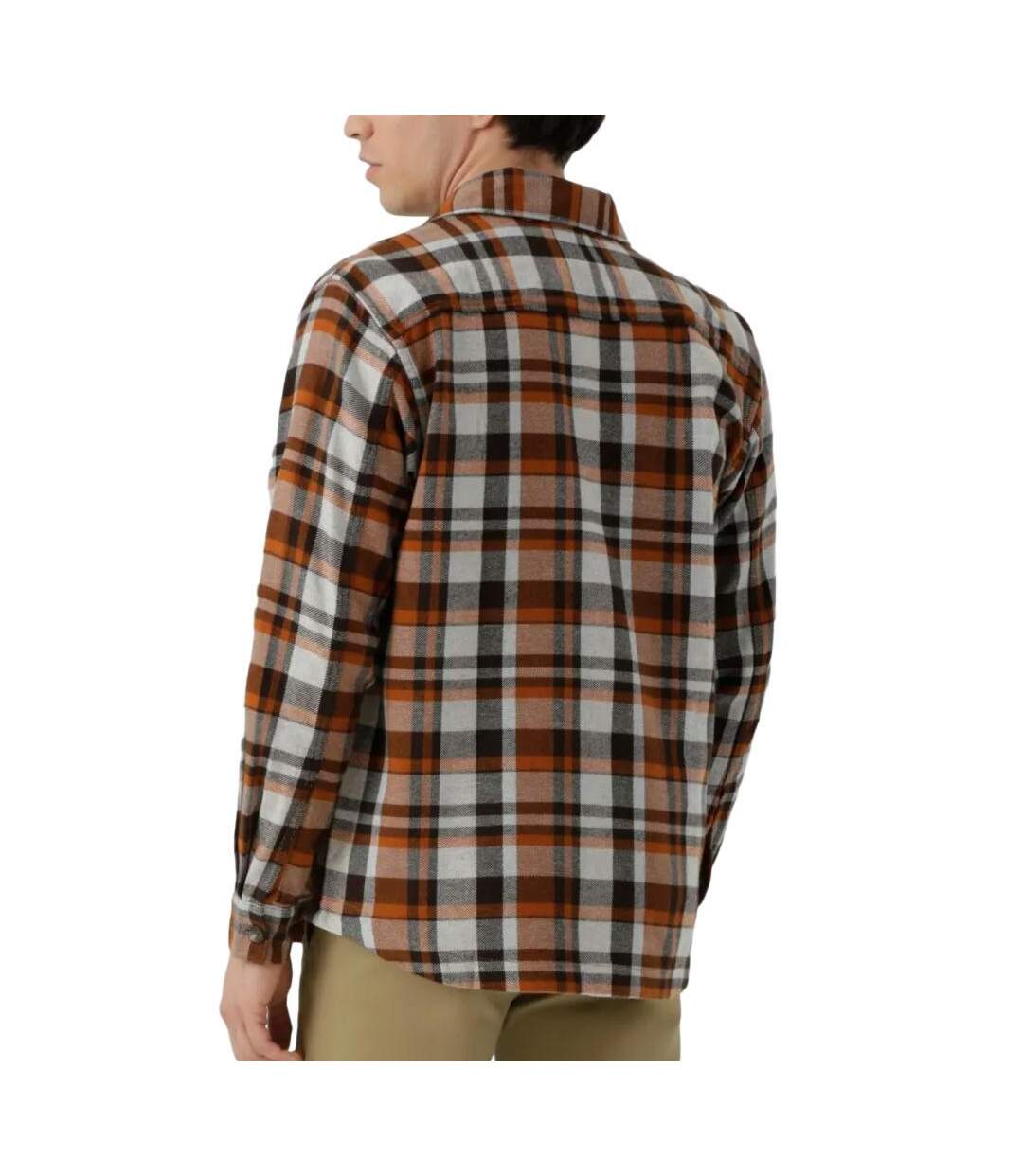 Chemise marron homme dockers a6426-2
