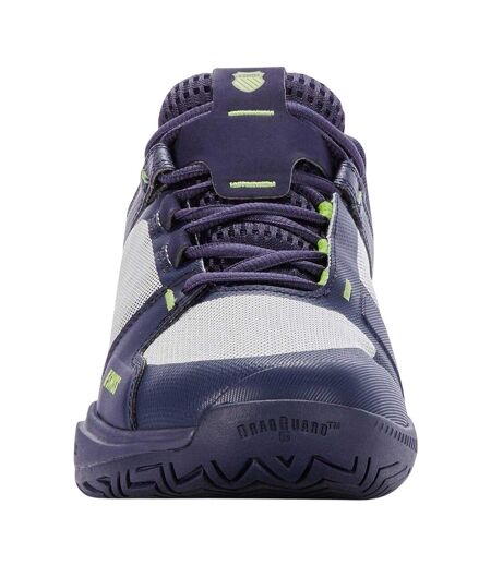 Mens Ultrashot Team Chevron Tennis Shoes Pea Green Lime K-Swiss