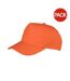 Lot de 2  casquettes boston adulte orange Result-1