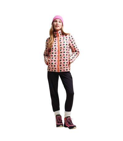 Doudoune Matelassée Orla Kiely Femme Rose Regatta