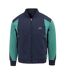 Mens Colour Block Bomber Jacket Navy Firetrap-1