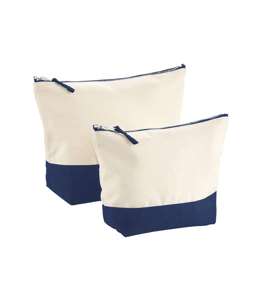 Sac à accessoires 19 cm x 18 cm x 9 cm beige pâle / bleu marine Westford Mill-1