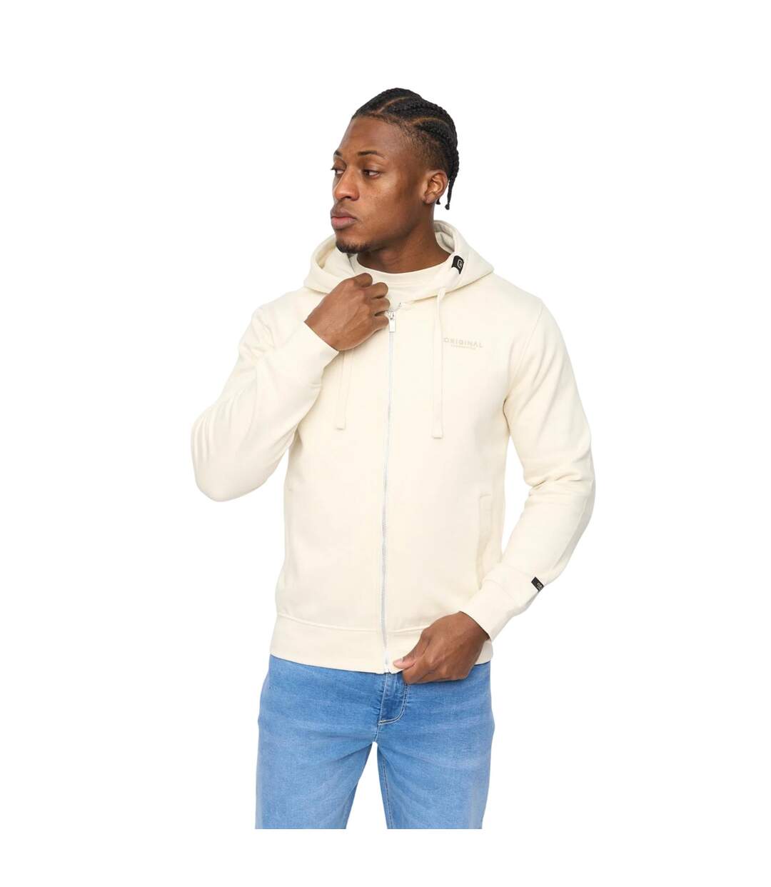 Veste À Capuche Allmoor Homme Beige Crosshatch-2