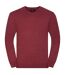 Collection Pullover À Col En V Homme Canneberge Marne Russell-1