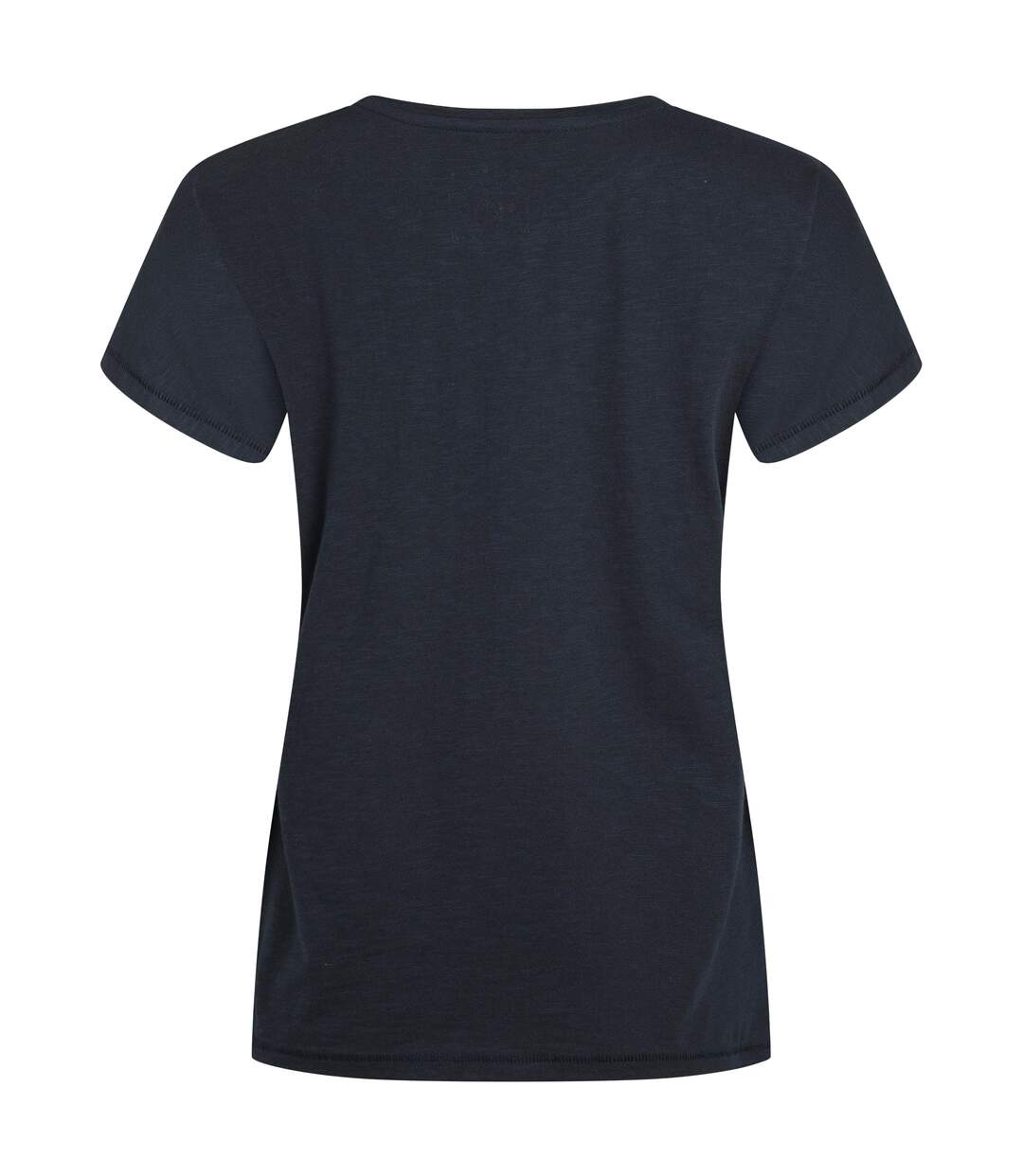 Womens/ladies lead the way organic cotton t-shirt navy Weird Fish-2