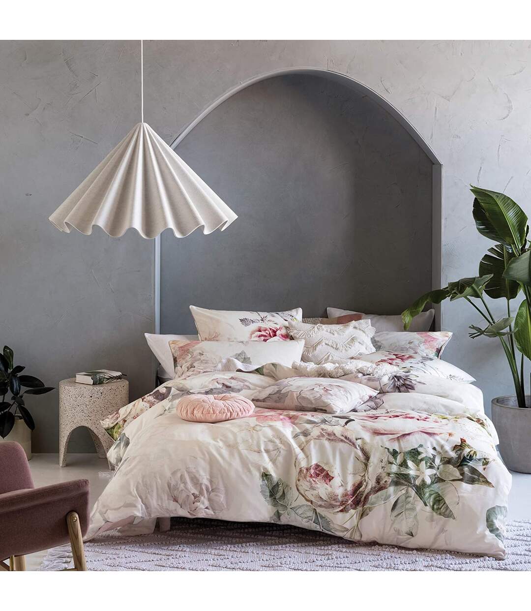 Sansa duvet cover set multicoloured Linen House-3