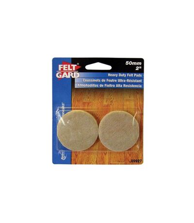Feltgard round pads 50mm 4pk one size one colour Universal Textiles