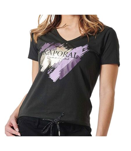 T-Shirt Noir Femme Kaporal  FANE - S