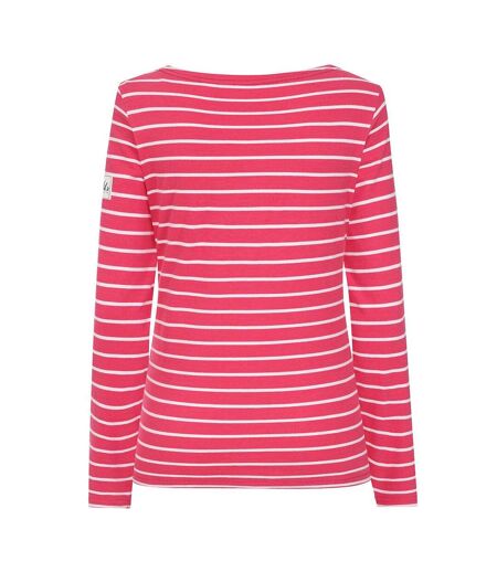 Womens/ladies Breton Long-sleeved Top Cherry Lazy Jacks