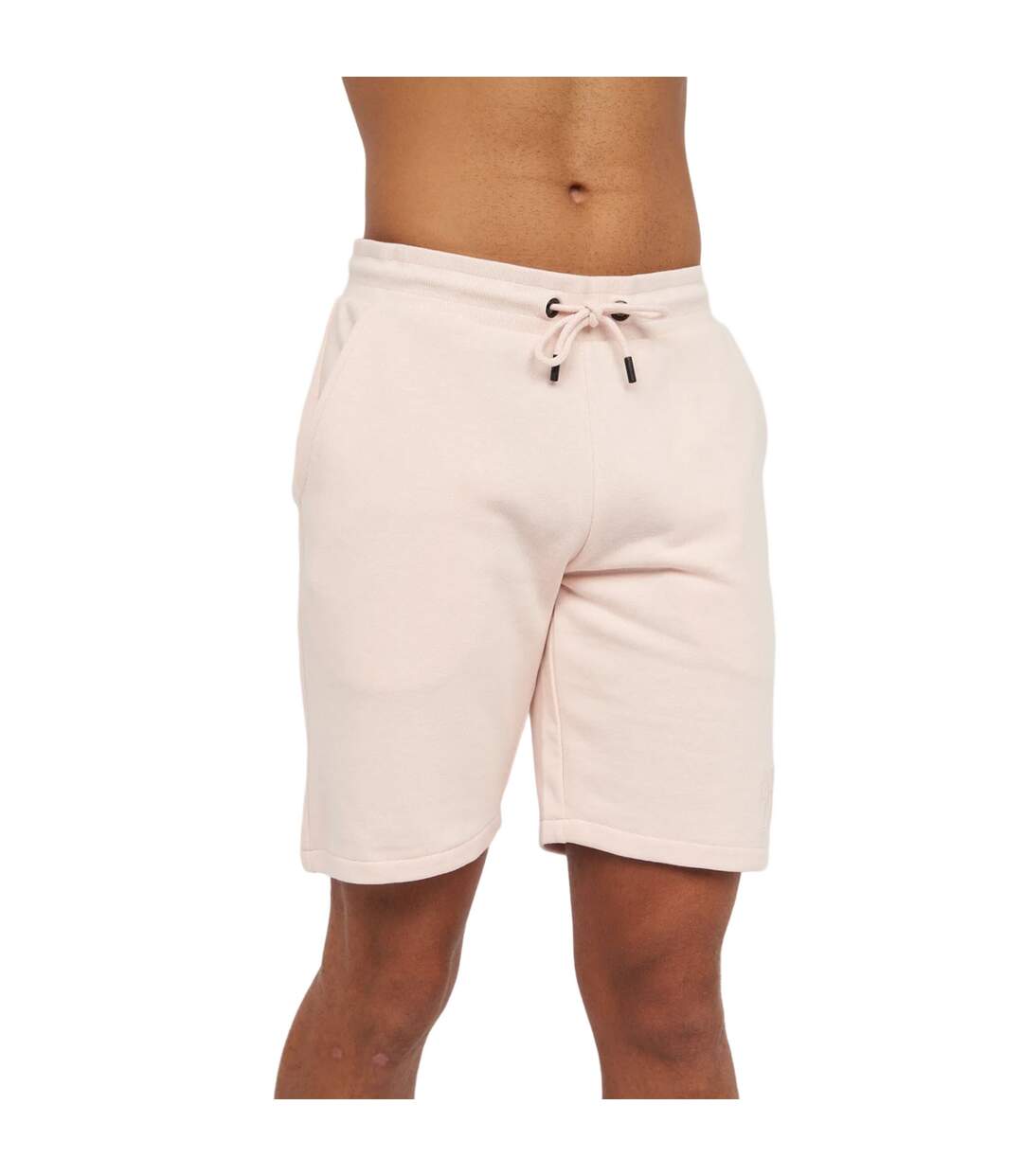 Short de jogging barreca homme rose clair Born Rich-1