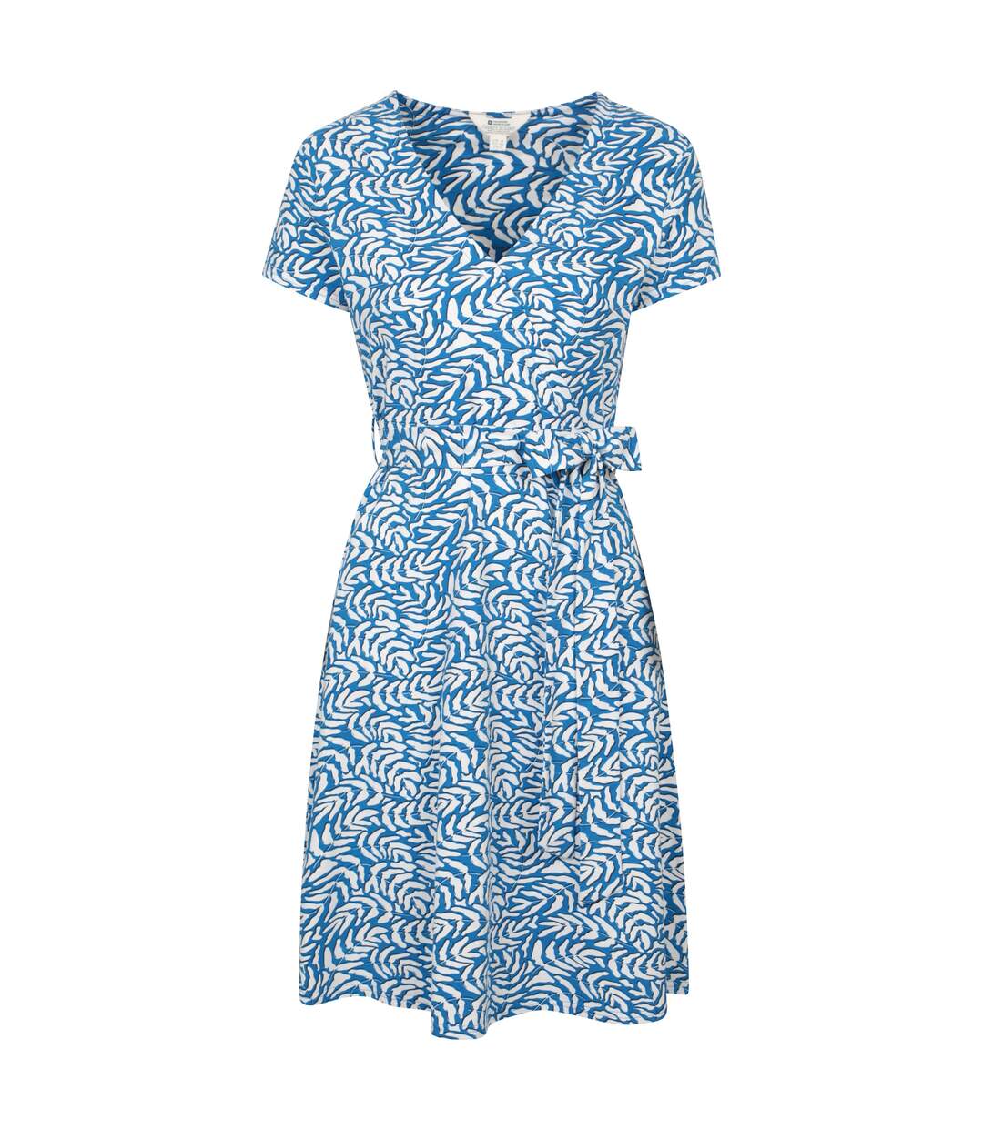Womens/ladies santorini uv jersey wrap dress bright blue Mountain Warehouse-1