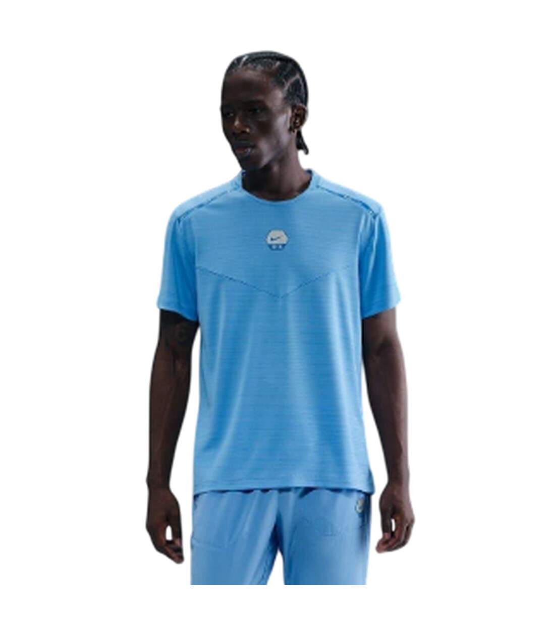 Mens City Side Running T-shirt University Blue Nike-1