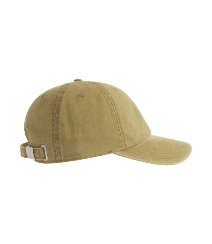 Atlantis Digg Pigment Dyed 6 Panel Cap (Khaki) - UTAB174