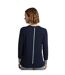 Womens/ladies kinga lightweight knitted jumper navy Weird Fish-4