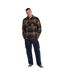 Mens Tide Plaid Organic Shirt Charcoal Animal-1