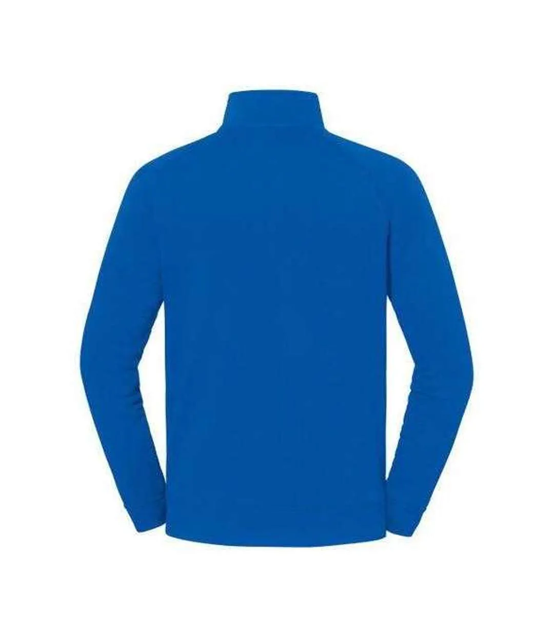 Sweat Uni Col Montant Zippé Iconic Premium Homme Bleu Roi Fruit Of The Loom-2