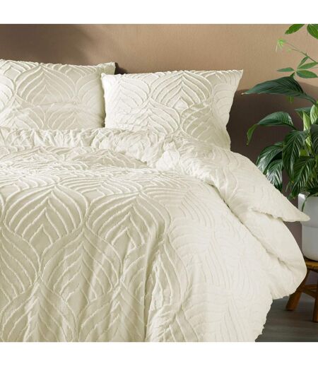 Parure de Lit 3 Pièces Heltie 260x240cm Ivoire
