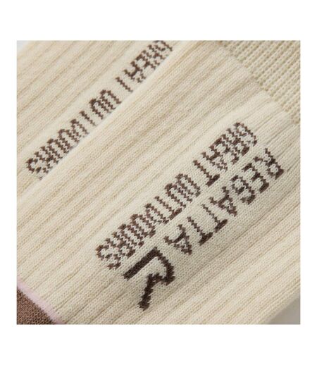 Womens/ladies Samaris 2 Season Boot Socks Light Vanilla Mocha Regatta