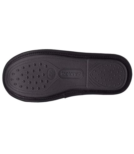 Isotoner Chaussons Mules homme ultra confortables et léger effet faux cuir